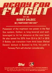 Rear | Bobby Dalbec Baseball Cards 2020 Topps Pro Debut