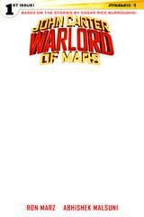 John Carter: Warlord of Mars [Blank] #1 (2014) Comic Books John Carter, Warlord of Mars Prices