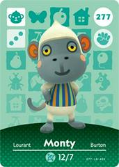 Monty #277 [Animal Crossing Series 3] Amiibo Cards Prices