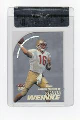 Chris Weinke [Platinum Medallion] Football Cards 2001 Ultra Prices