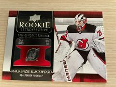 Mackenzie Blackwood #RR-8 Hockey Cards 2020 Upper Deck Rookie Retrospective Prices