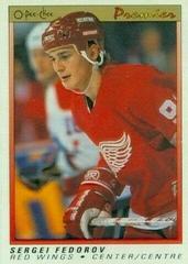 Sergei Fedorov (Detroit Red Wings) 1990 O-Pee-Chee Premier Hockey #30 RC  Rookie Card – PSA 10 GEM MINT – Schwartz Sports Memorabilia