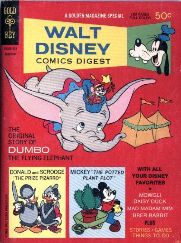 Walt Disney Comics Digest #8 (1969) Comic Books Walt Disney Comics Digest