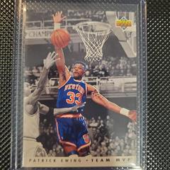 Patrick Ewing #TM19 Basketball Cards 1992 Upper Deck Team MVP's Prices