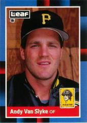 Andy Van Slyke #102 Baseball Cards 1988 Leaf Prices