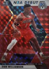 Zion Williamson [Red Mosaic] #269 Basketball Cards 2019 Panini Mosaic Prices