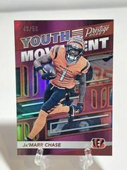 Ja'Marr Chase [Pink] #YM-2 Football Cards 2022 Panini Prestige Youth Movement Prices