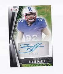 Blake Mazza[Autograph] #A-BM2 Football Cards 2022 Sage Hit Prices
