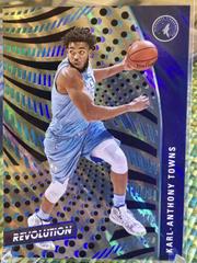 Karl-Anthony Towns [Lava] #40 Basketball Cards 2020 Panini Revolution Prices