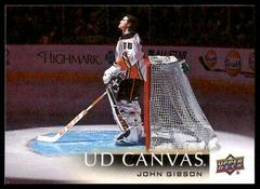 John Gibson Hockey Cards 2018 Upper Deck Canvas Prices