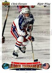 Chris Ferraro #74 Hockey Cards 1991 Upper Deck Czech World Juniors Prices