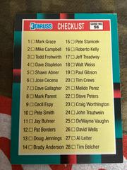 Rookie’s Checklist #56 Baseball Cards 1988 Donruss Rookies Prices
