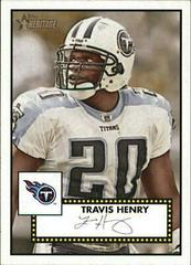 Travis Henry #18 Football Cards 2006 Topps Heritage Prices
