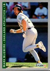 Mark McGwire #296 Baseball Cards 1993 Fleer Prices