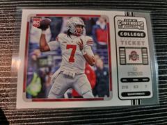 C. J. Stroud #3 Football Cards 2023 Panini Chronicles Draft Picks Contenders College Ticket Prices