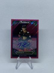 Trevor Zegras [Red Autograph] #PP17 Hockey Cards 2021 Parkhurst Prominent Prospects Prices