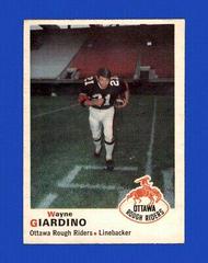 Wayne Giardino Football Cards 1970 O Pee Chee CFL Prices