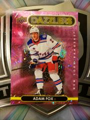 Adam Fox [Pink] Hockey Cards 2021 Upper Deck Dazzlers Prices