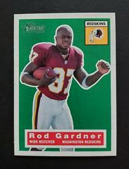 Rod Gardner #128 Football Cards 2001 Topps Heritage Prices