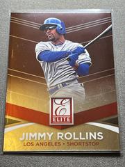 Jimmy Rollins Baseball Cards 2015 Donruss Elite Prices