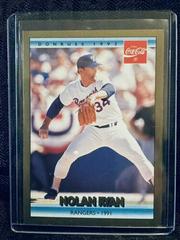 1991 No Hitter [No. 7] #25 Baseball Cards 1992 Coca Cola Nolan Ryan Prices