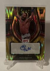Max Griffin [Gold Flash] Ufc Cards 2022 Panini Select UFC Rookie Signatures Prices