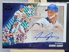 Aaron Ashby [Purple] #DKS-AA Baseball Cards 2022 Panini Diamond Kings DK Signatures Prices