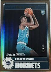 Brandon Miller [Artist Proof Gold] Basketball Cards 2023 Panini Hoops Prices