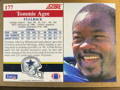 Back | Tommie Agee Football Cards 1991 Score