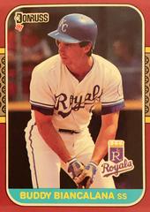 Buddy Biancalana #202 Baseball Cards 1987 Donruss Opening Day Prices
