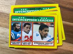 Interception Ldrs. [E.Daniel, A.Lewis, E.Walls] Football Cards 1986 Topps Prices