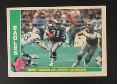 Eagles [Going Through the...] Football Cards 1985 Fleer Team Action Prices