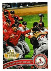Motte Slams Door On Brewers #WS24 Baseball Cards 2011 Topps World Series Champions Cardinals Prices