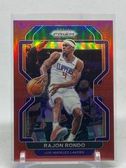 Rajon Rondo [Red Prizm] Basketball Cards 2021 Panini Prizm Prices