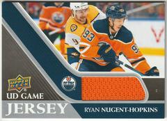 Ryan Nugent-Hopkins #GJ-RN Hockey Cards 2020 Upper Deck UD Game Jersey Prices