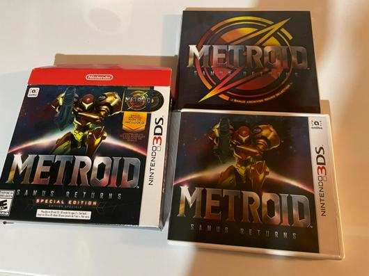 Metroid Samus Returns Special Edition Item Box And Manual 