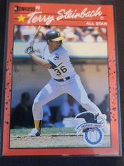 Terry Steinbach [Error All Star card with Recent Major League Performance stats] #637 Baseball Cards 1990 Donruss Prices