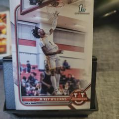 Mikey Williams #1 Basketball Cards 2021 Bowman University Prices