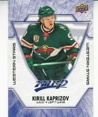 Kirill Kaprizov #WS-4 Hockey Cards 2021 Upper Deck MVP Western Stars Prices