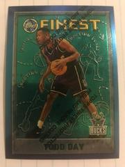 Todd Day [Refractor W Coating] #91 Basketball Cards 1995 Finest Prices