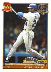 Ken Griffey Jr. #790 Baseball Cards 1991 Topps Desert Shield Prices