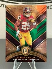Derrius Guice [Emerald] #6 Football Cards 2019 Panini Gold Standard Prices