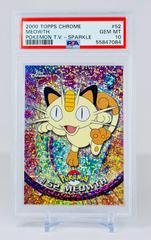 Meowth [Sparkle] #52 Pokemon 2000 Topps Chrome Prices