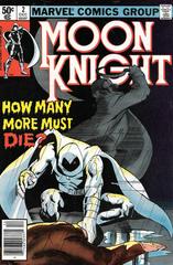 Moon Knight [Newsstand] #2 (1980) Comic Books Moon Knight Prices