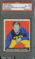 Bill Fischer [Red Background at Knees] Football Cards 1948 Leaf Prices