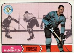 AB McDonald #107 Hockey Cards 1968 Topps Prices