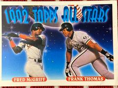 fred mcgriff, frank thomas 401 Baseball Cards 1993 Topps Prices