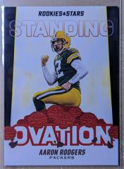 Aaron Rodgers Football Cards 2021 Panini Rookies and Stars Standing Ovation Prices