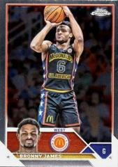 Bronny James #20 Basketball Cards 2023 Topps Chrome McDonald's All American Prices