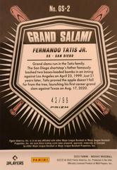 42 Of 99 | Fernando Tatis Jr. [Reactive Orange] Baseball Cards 2022 Panini Mosaic Grand Salami